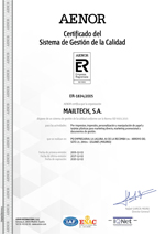 Certificado ISO 9001