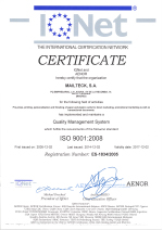 Certificado ISO 9001 IQNET