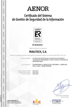 Certificado ISO 27001